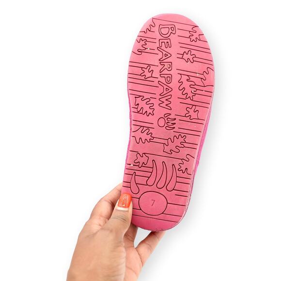 Bearpaw Pink Shearling Leather Womens Winter Boots 7 - Picture 9 of 13